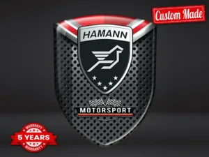 Hamann Domed Sticker Max Lasting Stylish Pro Performance